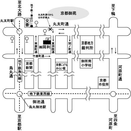 渇ェ利の地図